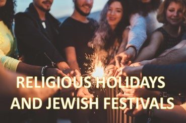 Religious Holidays And Jewish Festivals - Scriptures